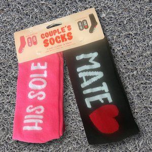 Couple's His and Hers Sole Mate Socks